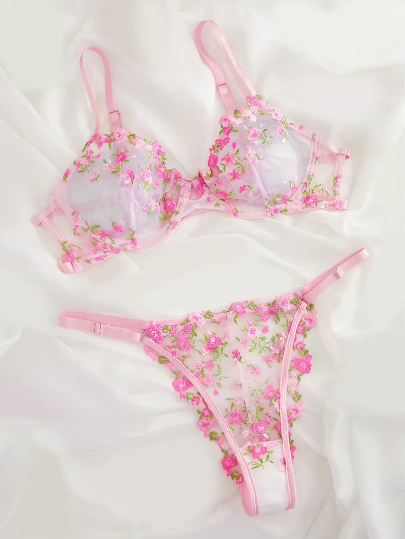 Conjunto de Lencería Floral