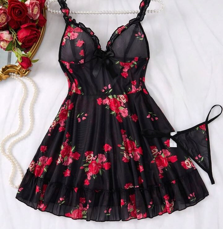 Baby Doll + Tanga a juego