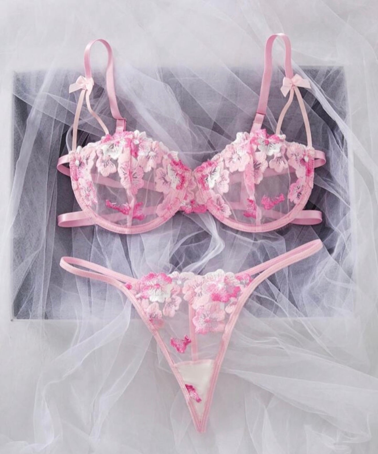 Conjunto Rosa Pastel
